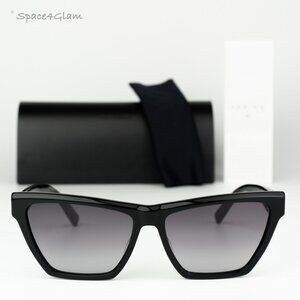 Saint Laurent Women Sunglasses Black Grey Gradient Cat Eye SLM103 001 BRAND NEW